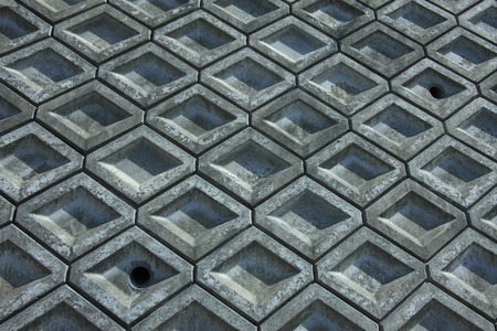 Cliff collapse prevention concreteの写真素材