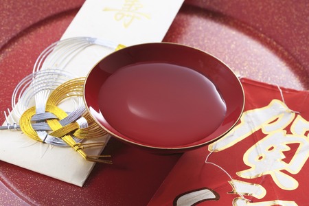 A celebratory drinkの写真素材