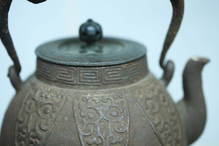 Iron kettleの写真素材