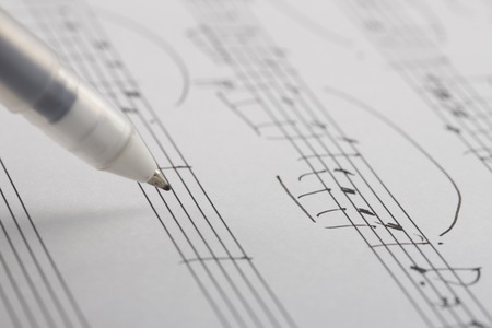 Sheet musicの写真素材