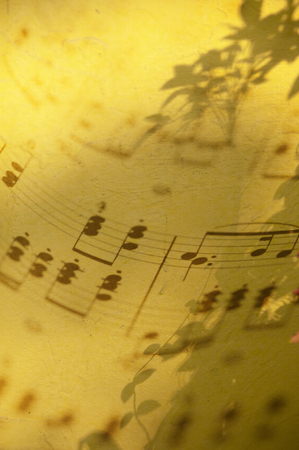 Music score imageの写真素材