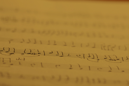 Sheet musicの写真素材