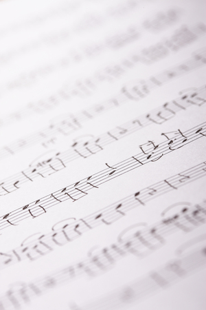 Sheet musicの写真素材