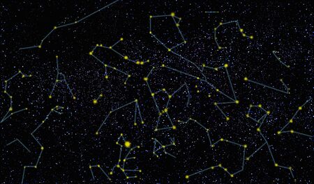 CG, starry sky