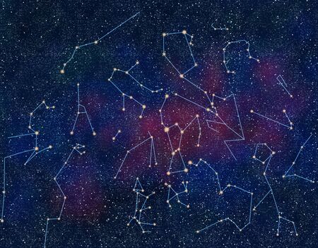 CG, starry skyの写真素材