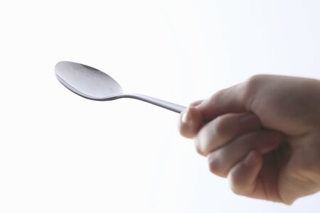 It has a spoonの写真素材