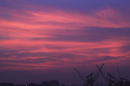 At duskの写真素材