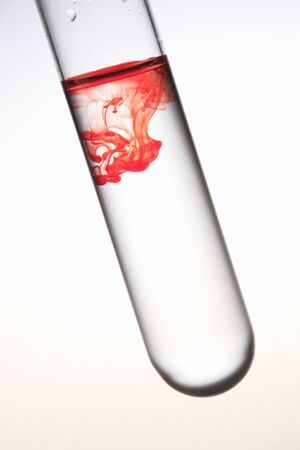 Test tubes and inkの写真素材