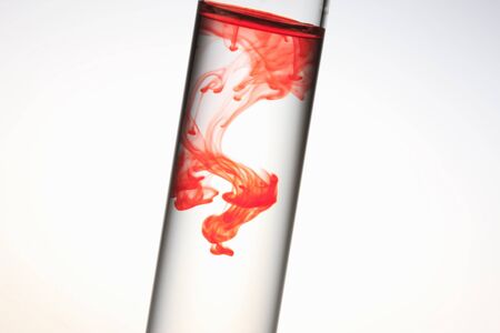 Test tubes and inkの写真素材