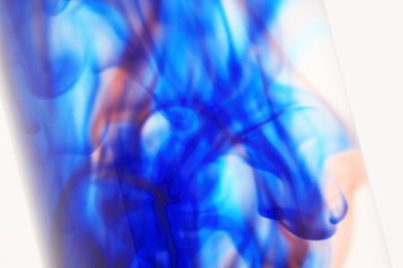 Test tubes and inkの写真素材