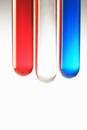 Test tubes and inkの写真素材