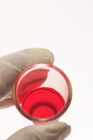 Test tube with handの写真素材