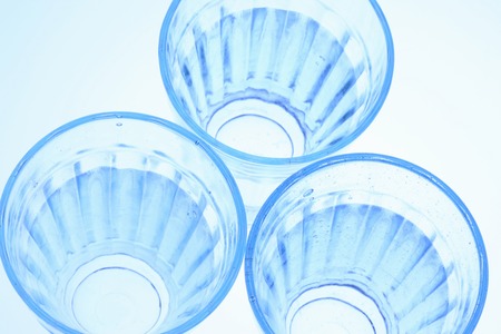 Glass and waterの写真素材