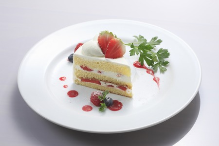 Strawberry cakeの写真素材
