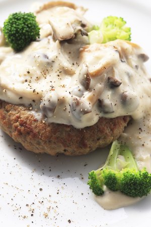 Hamburger steakの写真素材