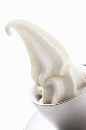 Soft serve ice creamの写真素材