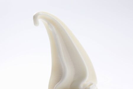 Soft serve ice creamの写真素材