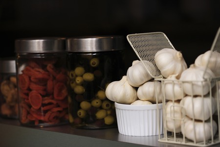 Glass bottle ingredientsの写真素材