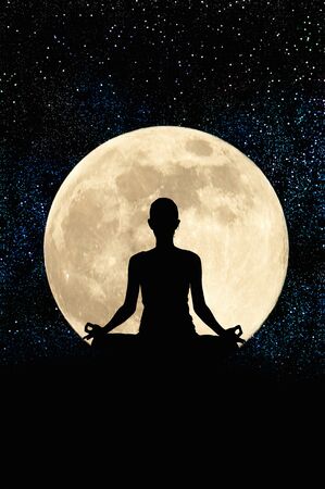 Pose of the month and yogaの写真素材