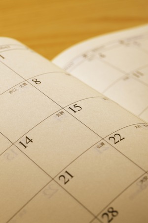 Schedule tableの写真素材