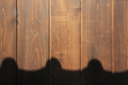 Fence of woodの写真素材