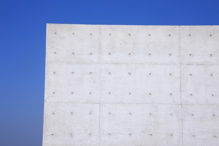 Concrete and blue skyの写真素材