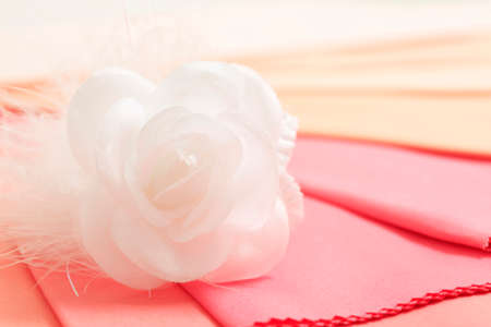 Roses and clothの写真素材