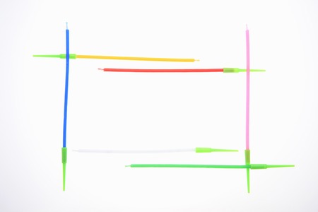 Candle frameの写真素材