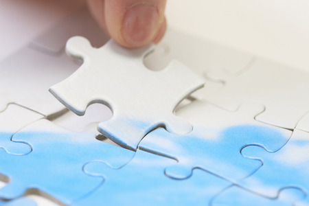 Jigsaw puzzleの写真素材