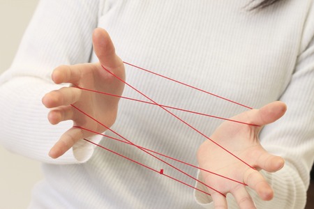 Cat's cradleの写真素材