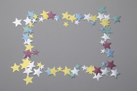 Starshaped paperの写真素材