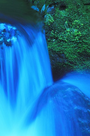 Akame 48 falls ravineの写真素材