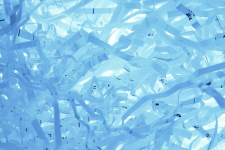 The shredder has been wastepaperの写真素材