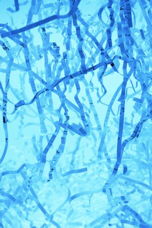 The shredder has been wastepaperの写真素材