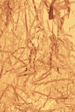 The shredder has been wastepaperの写真素材