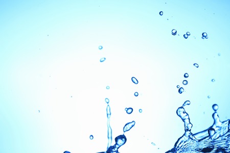 Splashing water