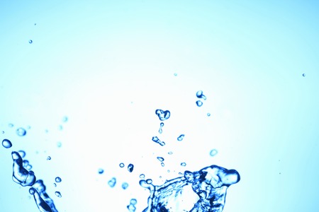 Splashing water