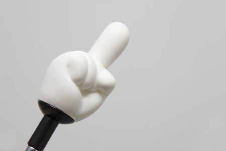 Pointing stickの写真素材