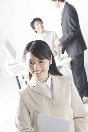 Japanese office ladyの写真素材