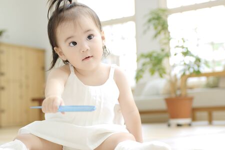 Cute babyの写真素材