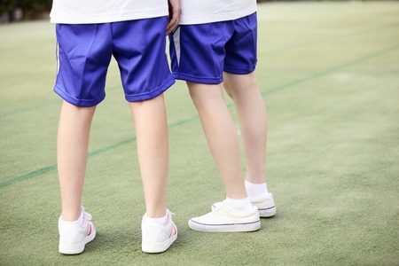 The foot of the high school girls