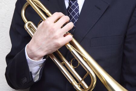Men with trumpet