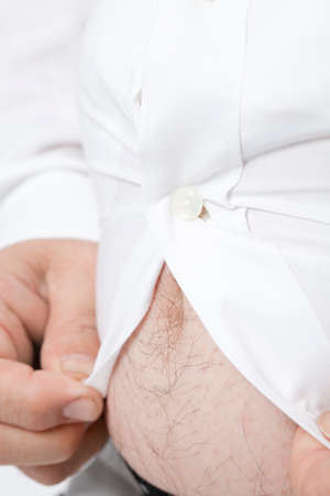 Metabo men to stop the button of the shirt