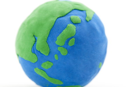Earth of clay workの写真素材