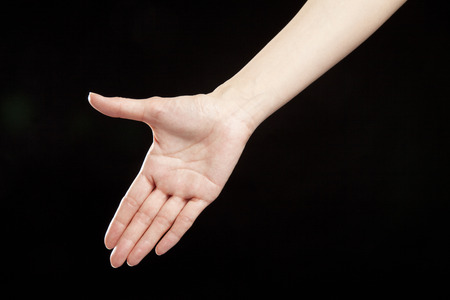 Shaking handsの写真素材