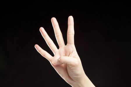 Four fingers.