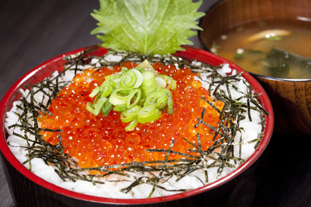 How much bowl set mealの写真素材