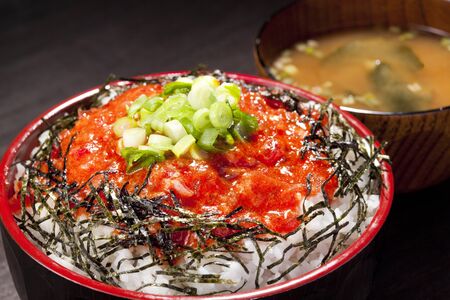 Negitoro bowlの写真素材