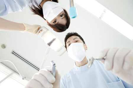 Dentist to treatの写真素材