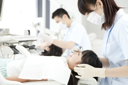 Dentist to treatの写真素材